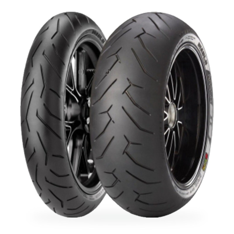 Pneu PIRELLI Diablo Rosso II 100/80 - 17 52H